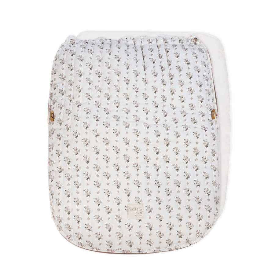 Paseo Walking Mum Saco Silla Universal Entretiempo Botton Flores beige para bebe