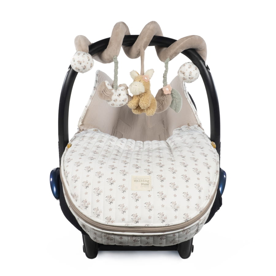 Regalos Walking Mum Ristra De Actividades Burrito Botton Flores beige para bebe
