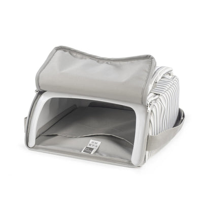 Para Comer Walking Mum Trona Portátil Botton Rayas gris para bebe