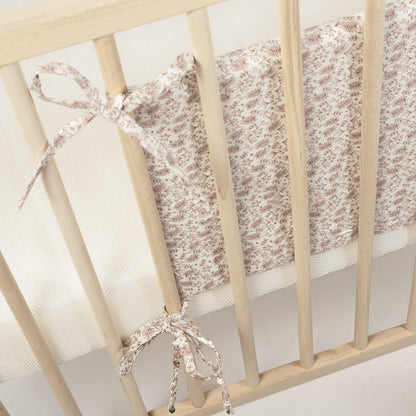 En Casa Walking Mum Protector Cuna 120X60 Cm Gala Cerise multicolor para bebe