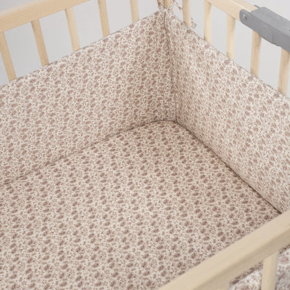 En Casa Walking Mum Protector Cuna 120X60 Cm Gala Cerise multicolor para bebe