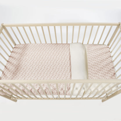En Casa Walking Mum Edredón Nórdico +Bajera+Almohada Cuna 120X60 Cm Gala Cerise Tog 2,5 multicolor para bebe