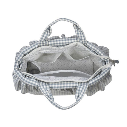 Bolsos Y Mochilas Walking Mum Bolsa Canastilla Praliné Vichy Matcha multicolor para bebe