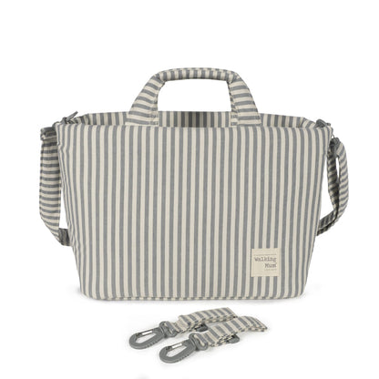 Paseo Walking Mum Bolso Canastilla Praliné Raya Matcha multicolor para bebe