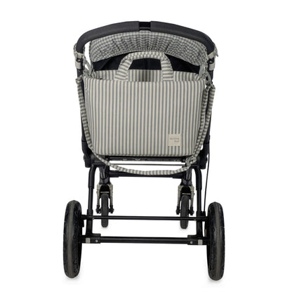 Paseo Walking Mum Bolso Canastilla Praliné Raya Matcha multicolor para bebe