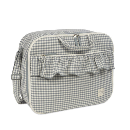 Macutos Y Maletas Walking Mum Maleta Praliné Vichy Matcha multicolor para bebe