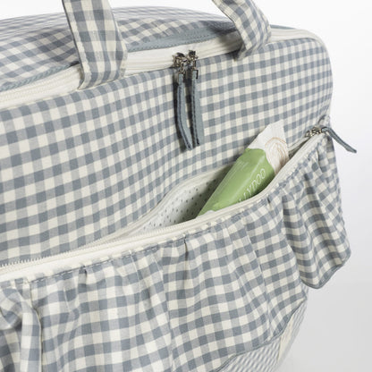 Macutos Y Maletas Walking Mum Maleta Praliné Vichy Matcha multicolor para bebe
