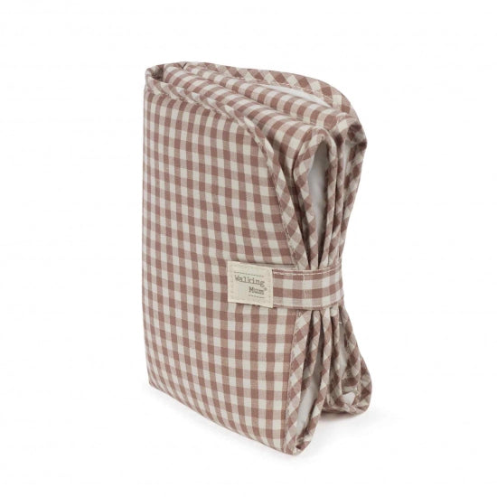 En Casa Walking Mum Cambiador Plegable Praliné Vichy Moka multicolor para bebe