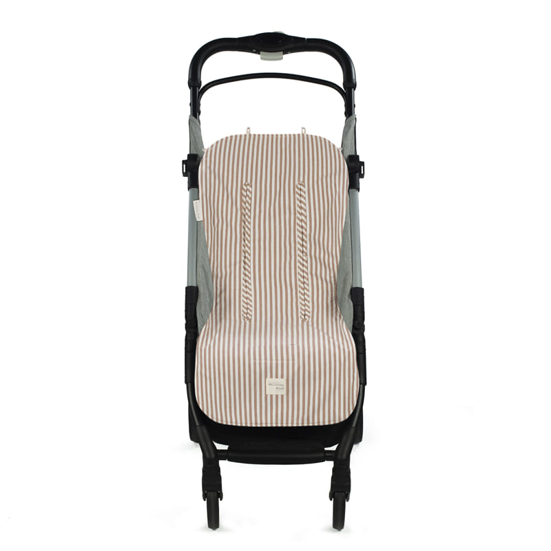 Paseo Walking Mum Colchoneta Recta Universal Para Silla De Paseo Praliné Rayas Moka multicolor para bebe