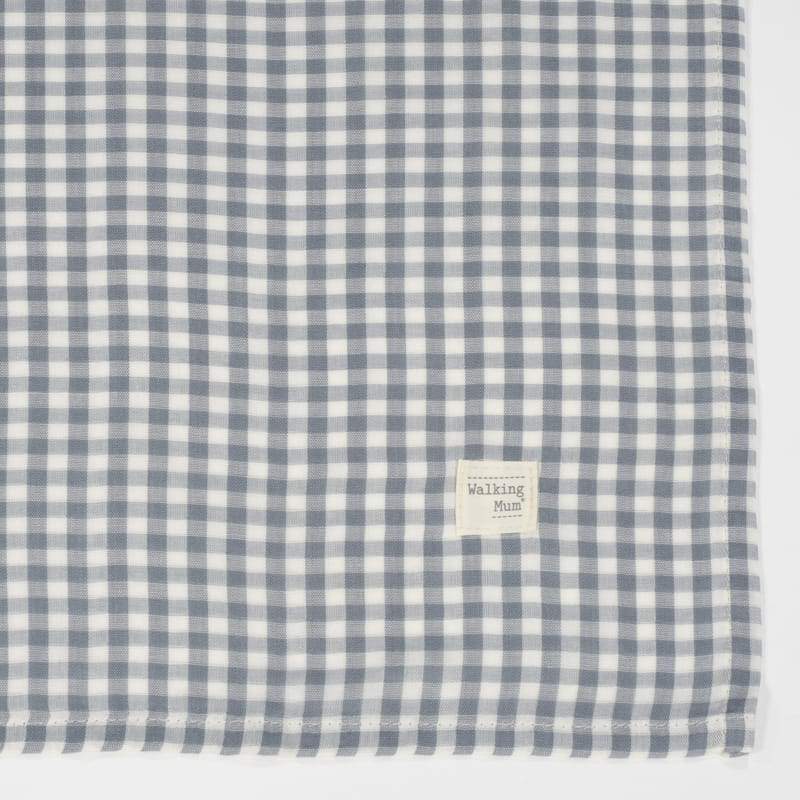 Paseo Walking Mum Muselina Bambú 120X120 Cm Praliné Vichy Matcha multicolor para bebe
