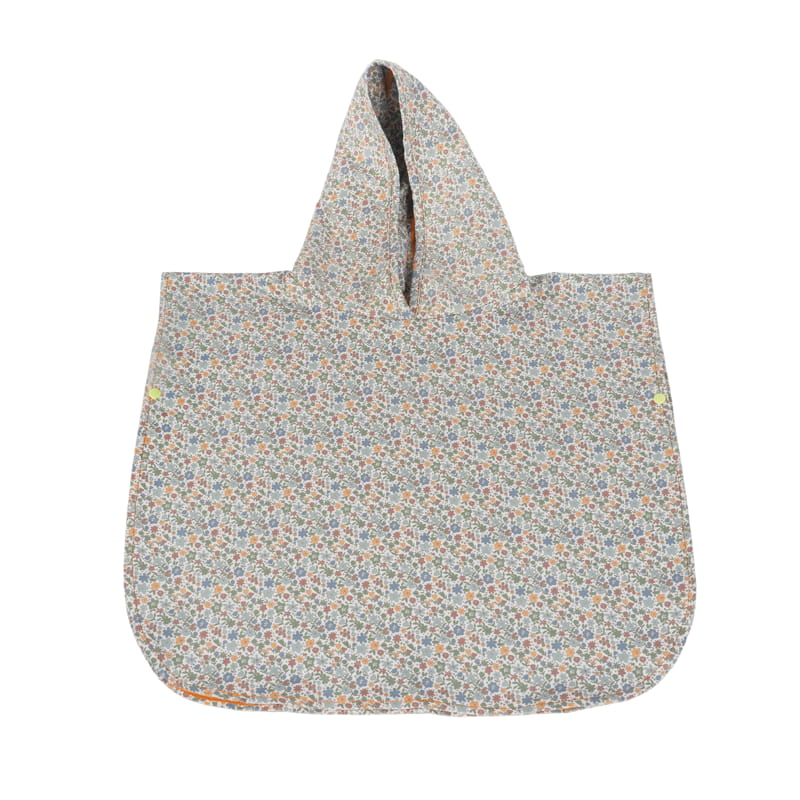 Baño Walking Mum Poncho Toalla Summer Flowers Protección Solar 50+  multicolor para bebe