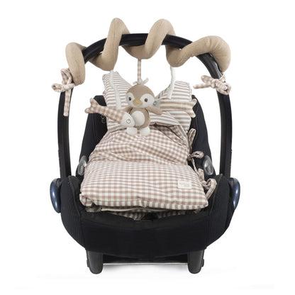Regalos Walking Mum Ristra De Actividades Pingüino Praliné Moka multicolor para bebe