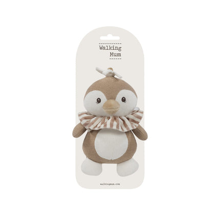 Regalos Walking Mum Musical Pingüino Praliné Moka multicolor para bebe