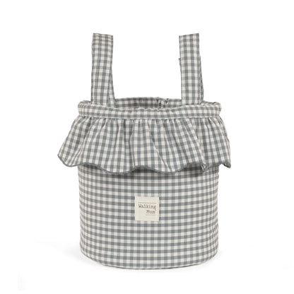 Paseo Walking Mum Bolso Bucket Praliné Vichy Matcha multicolor para bebe