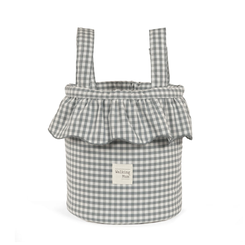 Paseo Walking Mum Bolso Bucket Praliné Vichy Matcha multicolor para bebe