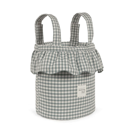 Paseo Walking Mum Bolso Bucket Praliné Vichy Matcha multicolor para bebe