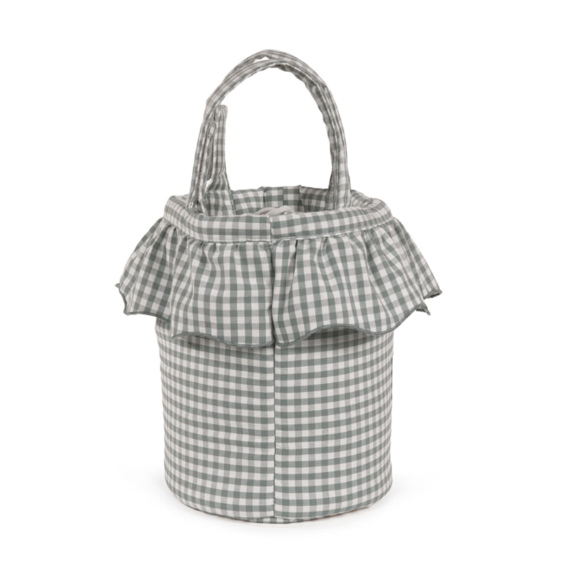Paseo Walking Mum Bolso Bucket Praliné Vichy Matcha multicolor para bebe