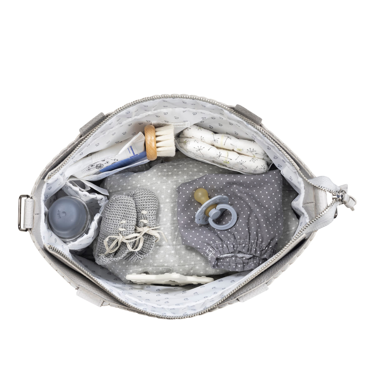 Paseo Pasito A Pasito Bolso Crossbody Icon Grey gris para bebe