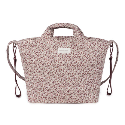 Paseo Pasito A Pasito Bolso Canastilla Cherry Flores rosa para bebe
