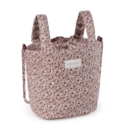 Paseo Pasito A Pasito Bolsa Bucket Cherry Flores rosa para bebe