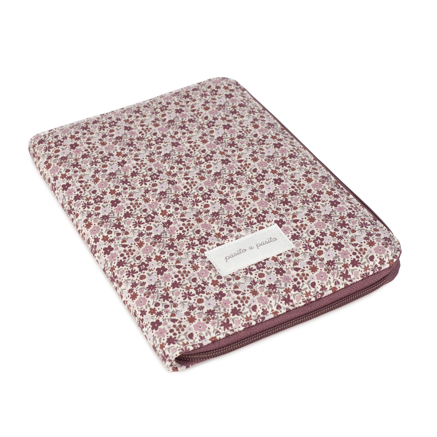 Paseo Pasito A Pasito Portadocumentos Cherry Flores rosa para bebe