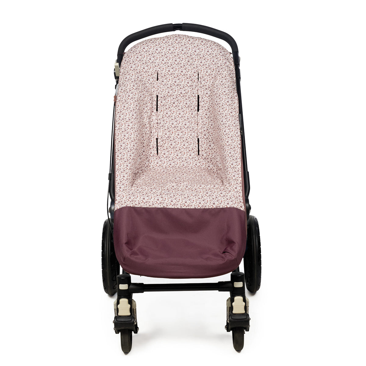 Paseo Pasito A Pasito Saco Silla  Invierno Universal Cherry Flores burdeos para bebe