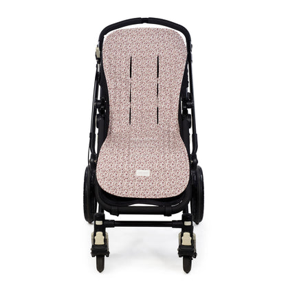 Paseo Pasito A Pasito Colchoneta Recta Universal Para Silla De Paseo Cherry Flores rosa para bebe