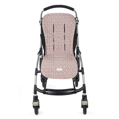 Paseo Pasito A Pasito Colchoneta Recta Universal Para Silla De Paseo Cherry Flores rosa para bebe