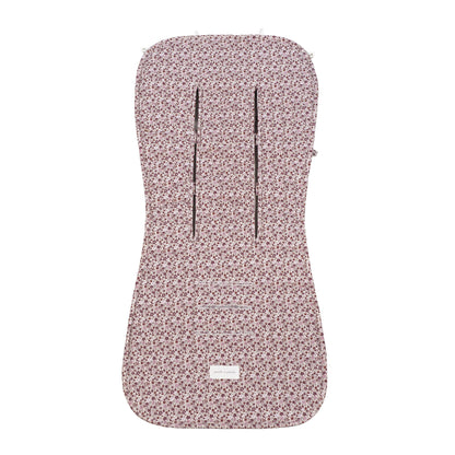 Paseo Pasito A Pasito Colchoneta Recta Universal Para Silla De Paseo Cherry Flores rosa para bebe