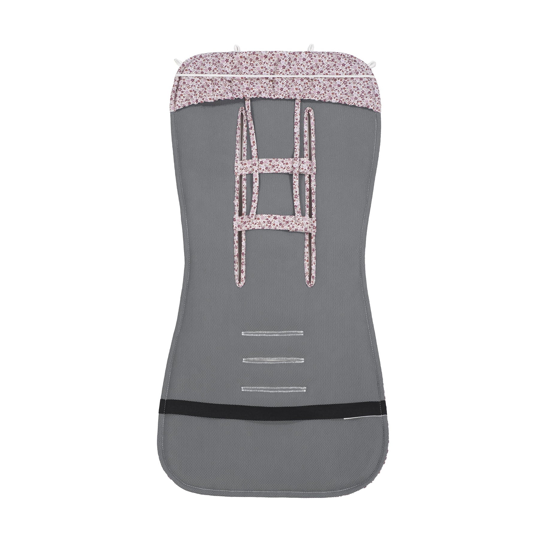 Paseo Pasito A Pasito Colchoneta Recta Universal Para Silla De Paseo Cherry Flores rosa para bebe