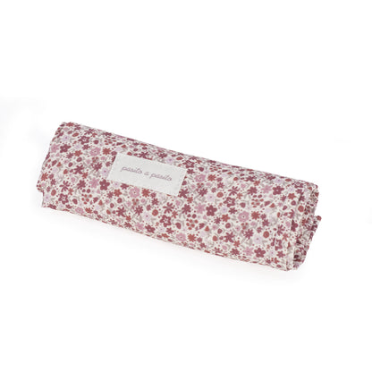 Paseo Pasito A Pasito Set 2 Muselinas 70X70 Cm Cherry Flores rosa para bebe