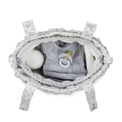 Paseo Pasito A Pasito Bolso Bouquet Little Bloom Flowers Gris multicolor para bebe