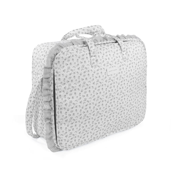 Viaje Pasito A Pasito Maleta Bebé Little Bloom Flowers Gris multicolor para bebe