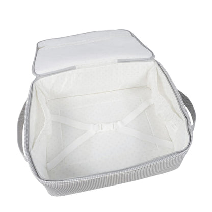 Viaje Pasito A Pasito Maleta Bebé Little Bloom Vichy Gris multicolor para bebe