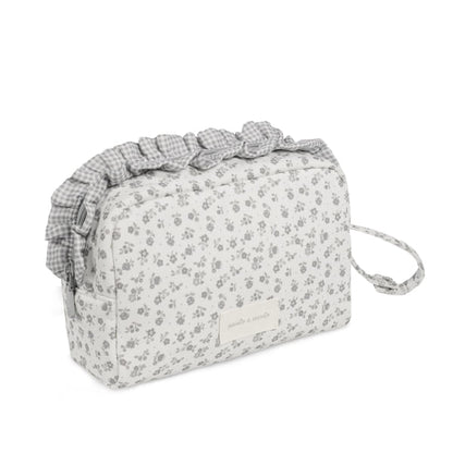 Baño Pasito A Pasito Neceser Bebé Little Bloom Flowers  Gris multicolor para bebe