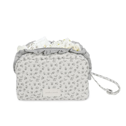 Baño Pasito A Pasito Neceser Bebé Little Bloom Flowers  Gris multicolor para bebe