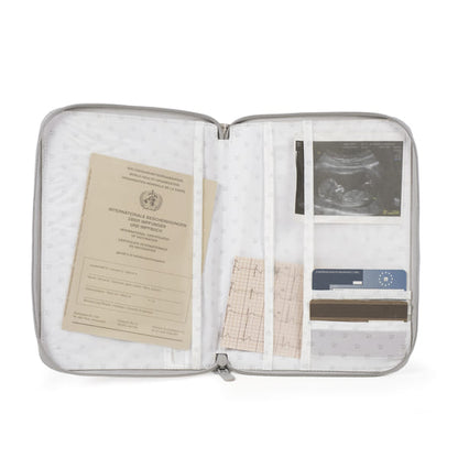 Paseo Pasito A Pasito Portadocumentos Bebé Little Bloom Vichy Gris multicolor para bebe