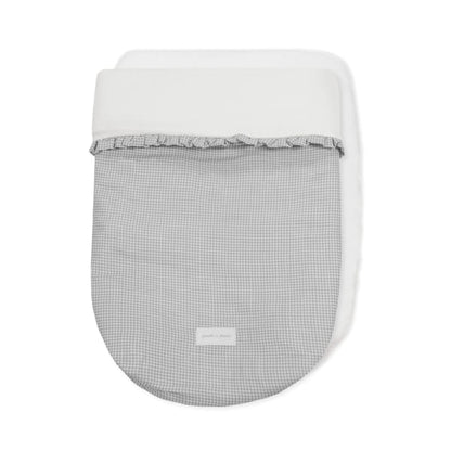 Paseo Pasito A Pasito Saco Cuco Little Bloom Vichy Gris multicolor para bebe