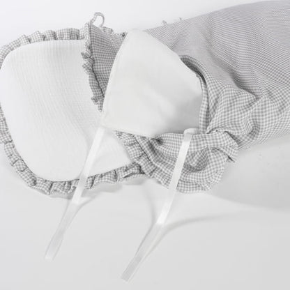 Paseo Pasito A Pasito Saco Cuco Little Bloom Vichy Gris multicolor para bebe