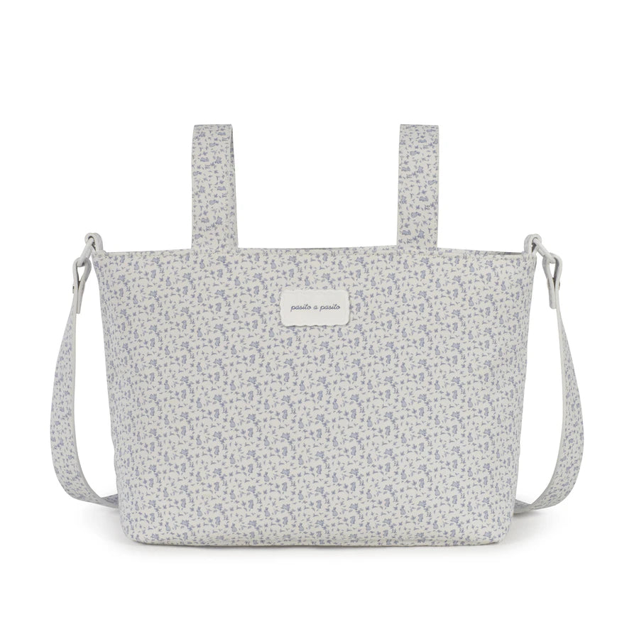 Paseo Pasito A Pasito Crossbody Maison Tender Conejitos azul para bebe