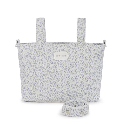 Paseo Pasito A Pasito Crossbody Maison Tender Conejitos azul para bebe