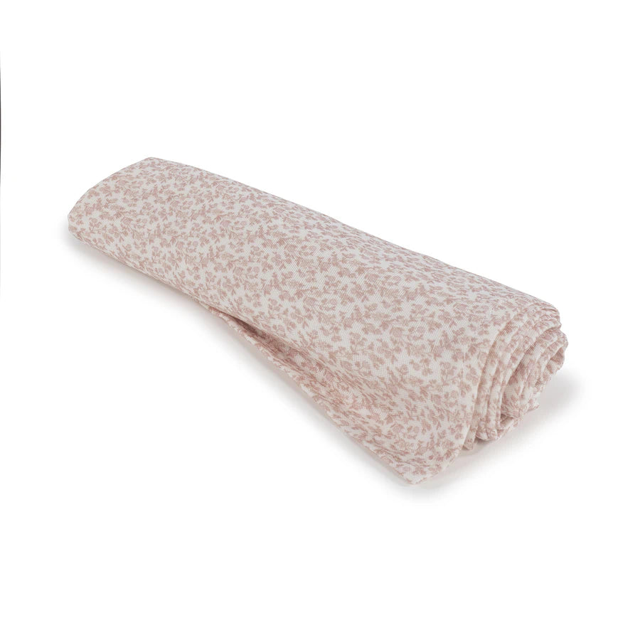 Lactancia Pasito A Pasito Muselina Maison Tender Flores rosa para bebe