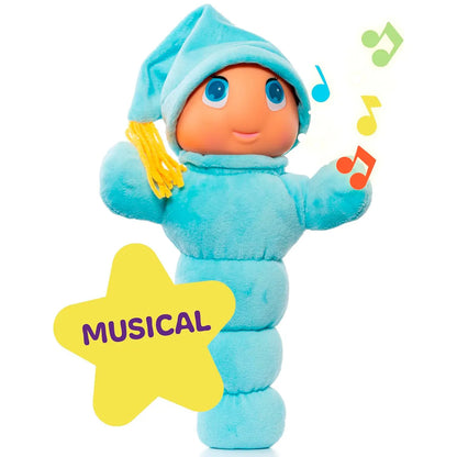 Muñecas Y Peluches Molto Gusyluz Arcoiris Día Y Noche azul para niños