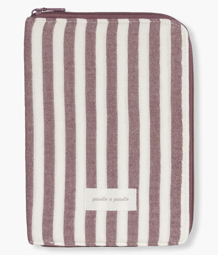 Primera Infancia Pasito A Pasito Libro Nacimiento Cherry Rayas cereza para bebe