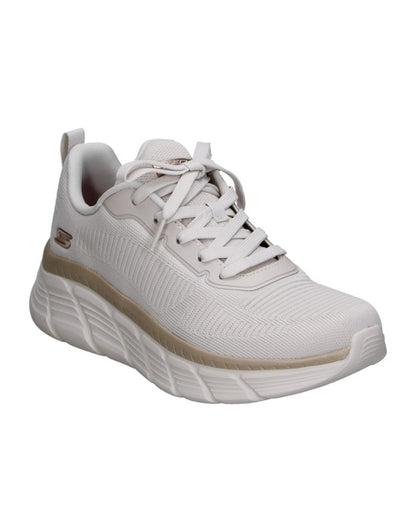 Zapatillas Skechers Bobs Sport B Flex Hi-Fluing beige para mujer