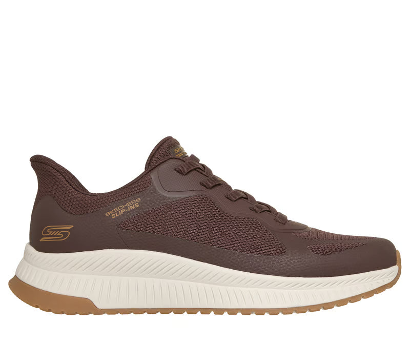 Zapatillas Skechers Bobs Squad 4 marrón para hombre
