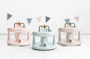 Baño Olmitos Asiento De Baño Abatible Con Juegos beige para bebe