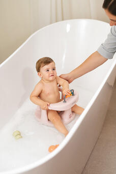 Baño Olmitos Asiento De Baño Abatible Con Juegos rosa para bebe