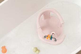 Baño Olmitos Asiento De Baño Abatible Con Juegos rosa para bebe