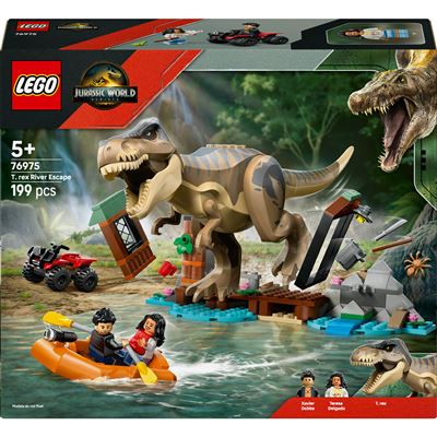 Construcciones Y Puzzles Lego Huida Por El R O T Rex multicolor para niños